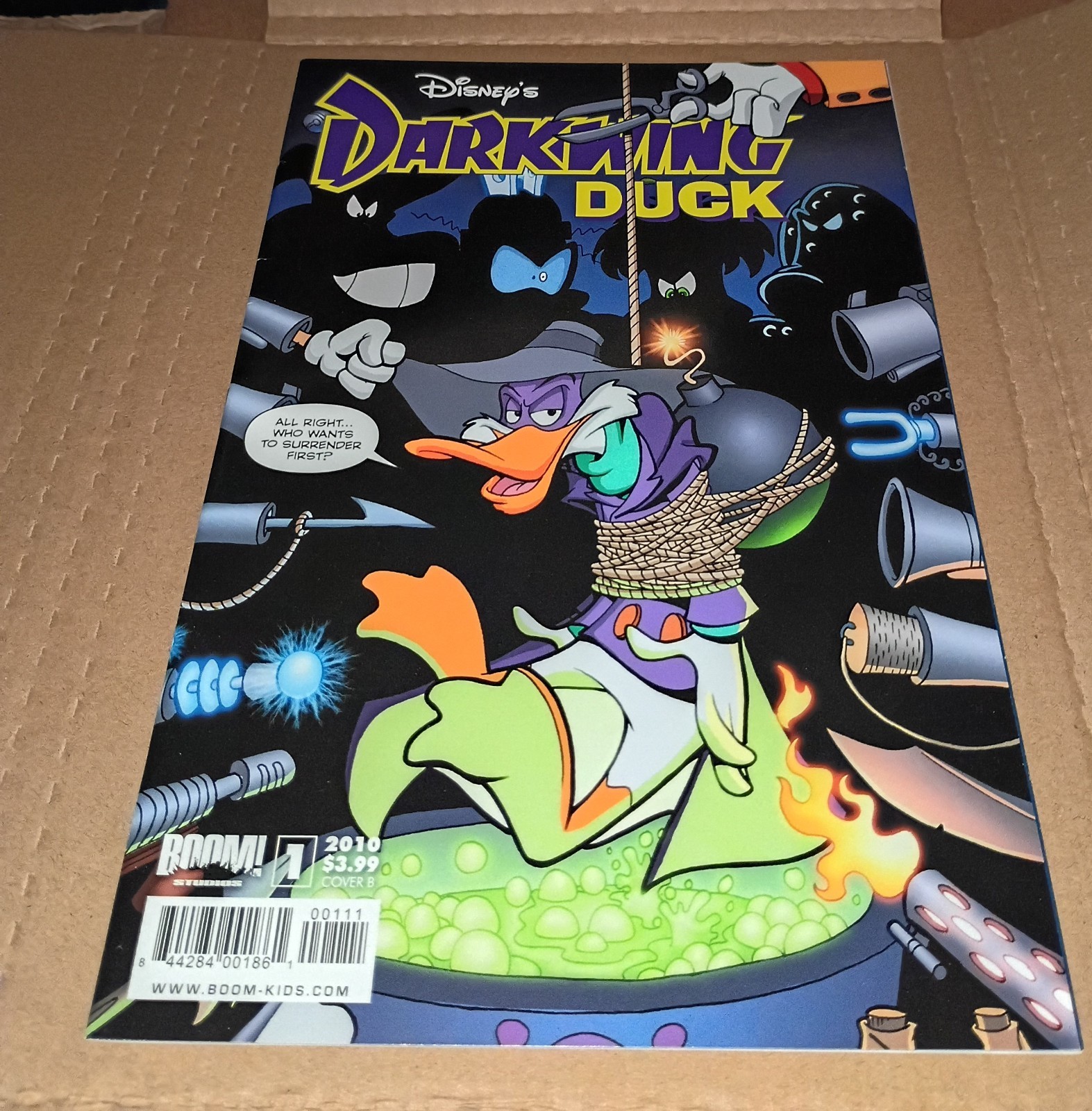 Disney's Darkwing Duck #1 (2010, BOOM! Studios) Copertina variante "B"