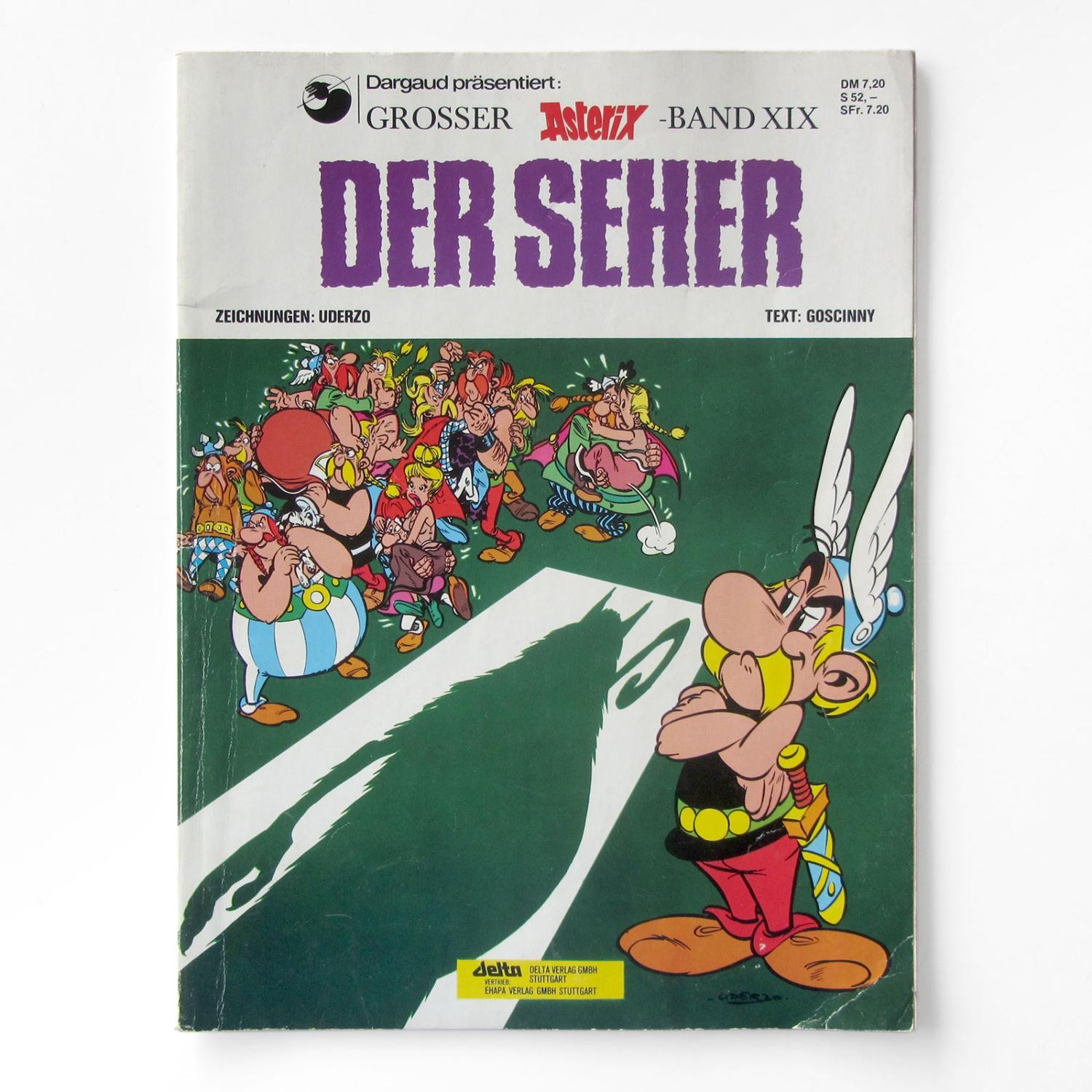 Asterix Band XIX 19: Il Veggente (1992) - Album Fumetti Delta Editore