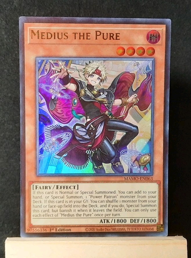 Yu-Gi-Oh! Medius il Puro *ULTRA RARA* MAMO-EN063 1° Edizione NM