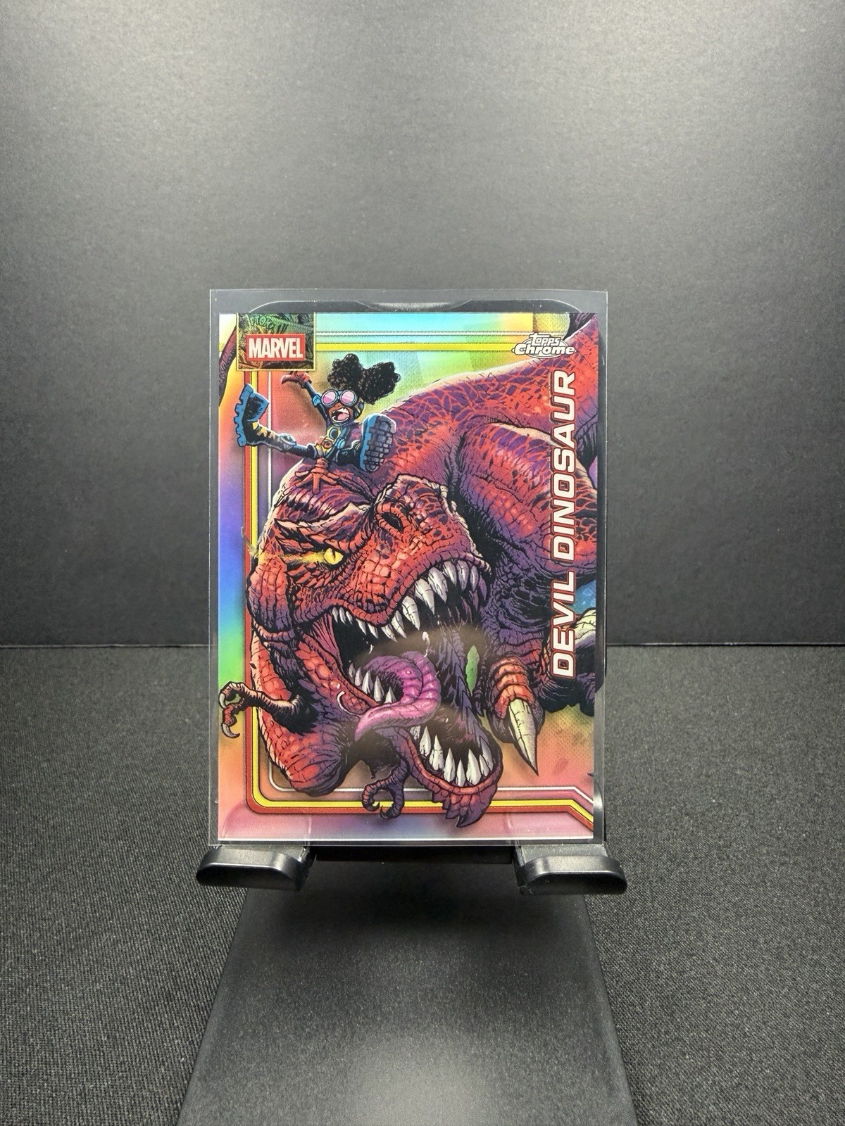 2026 Topps Chrome Marvel Devil Dinosauro #110 rifrattore parallelo