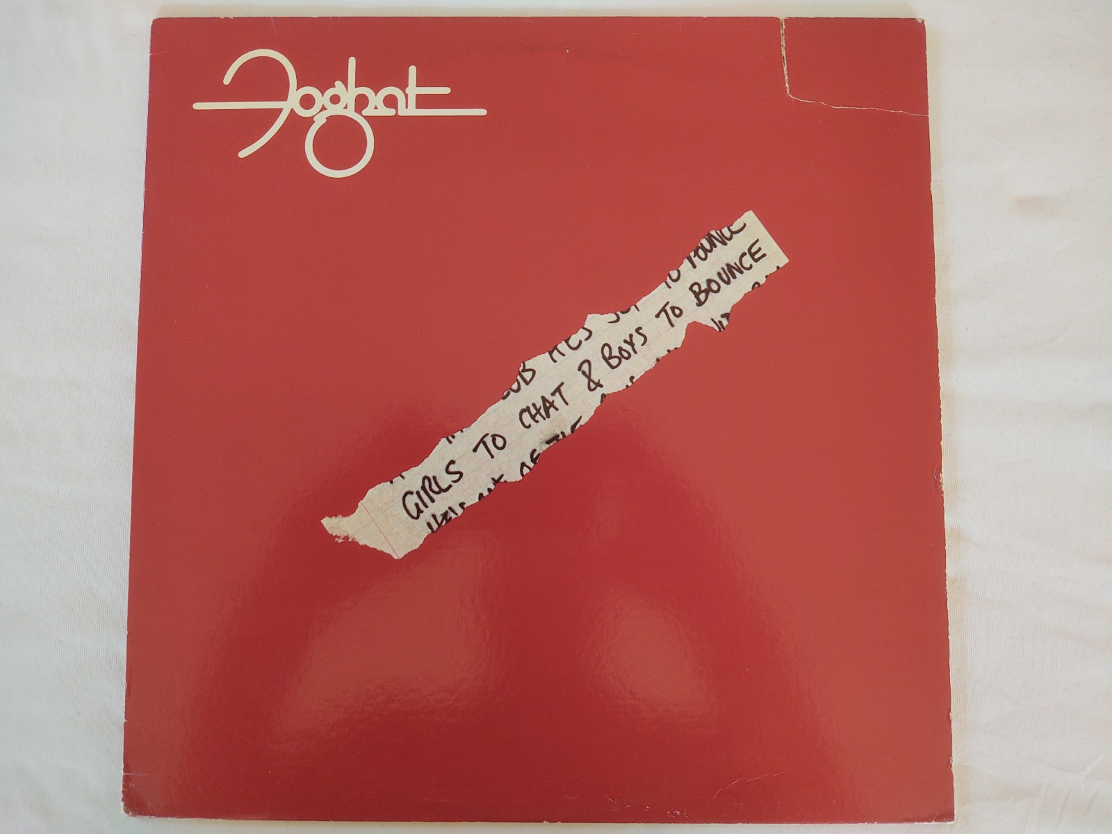 Foghat - Girls To Chat And Boys To Bounce LP 1981 Bearsville BRK 3578 VG+/VG