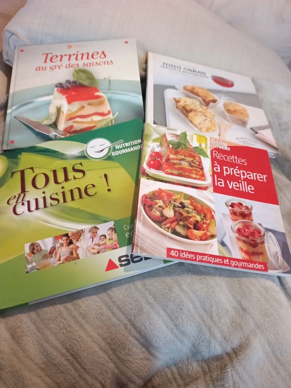 Lot 4 livres de cuisine