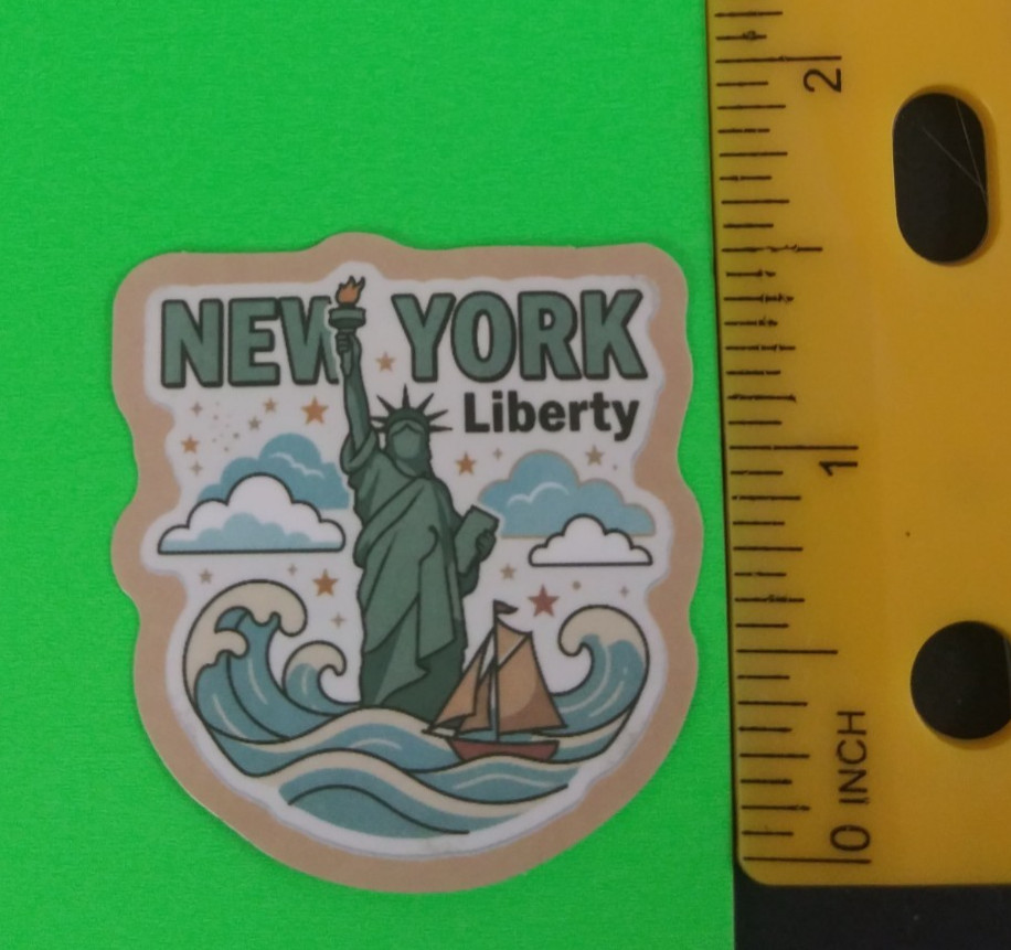 Adesivo da viaggio New York Liberty (B)