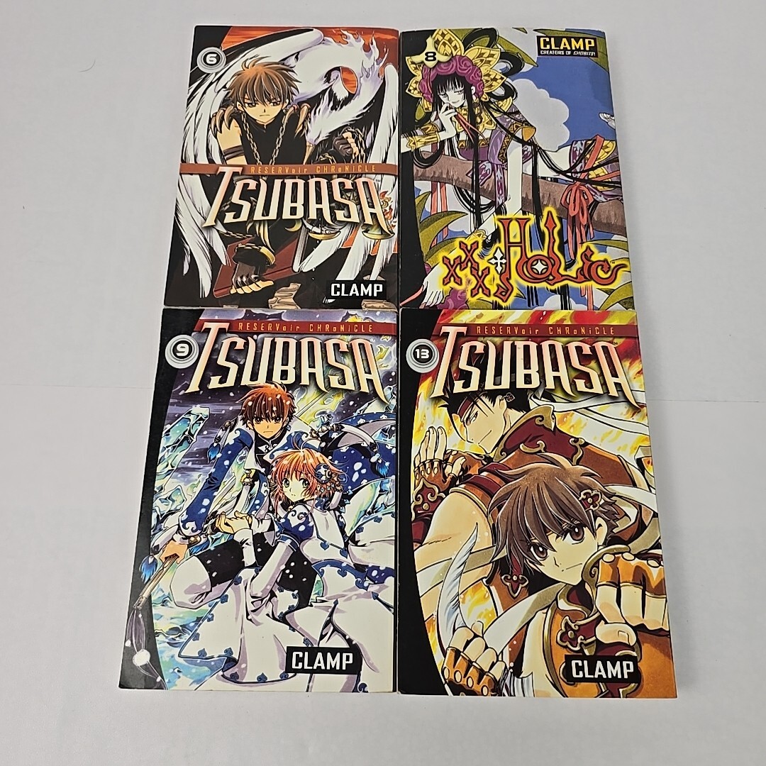 Tsubasa Reservoir Chronicle volumi 6, 8, 9, 13 manga inglese lotto set libro