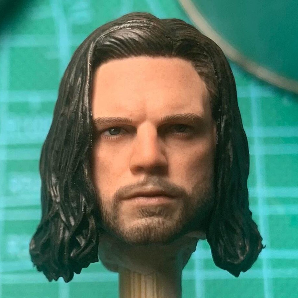 Manipple Winter Soldier Bucky Barnes accessorio per figure testa scala 1/12 0917
