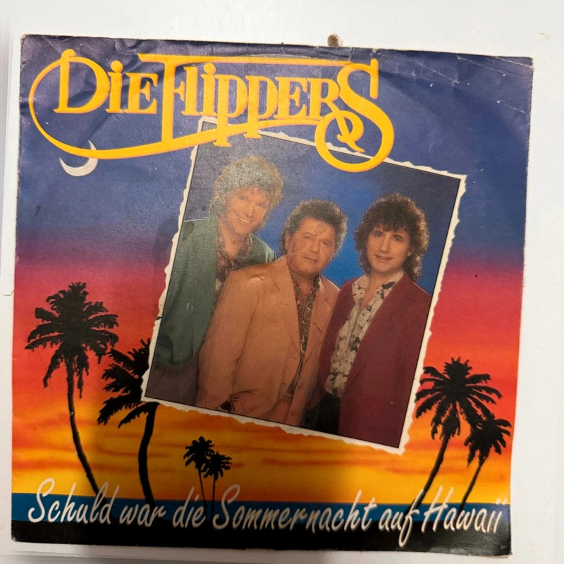 Die Flippers single Schuld war die sommernacht auf Hawaii Vinyl