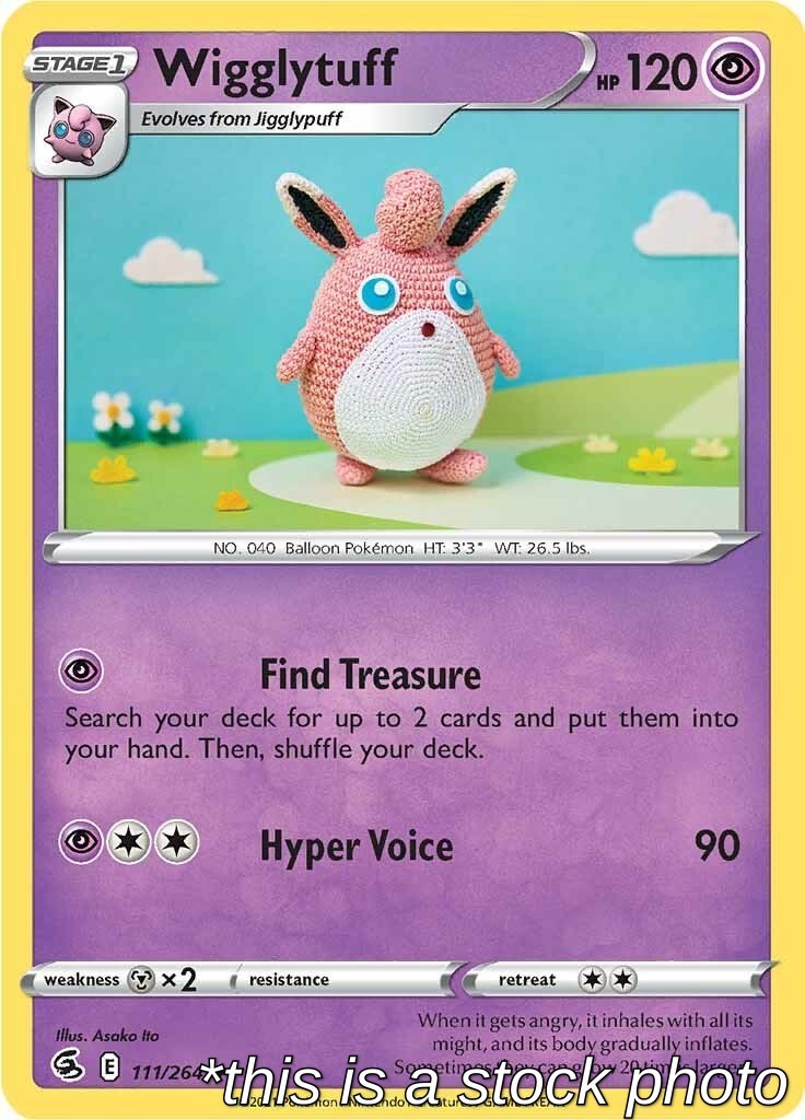 Wigglytuff - 111/264 - SWSH08: Fusion Strike - LP