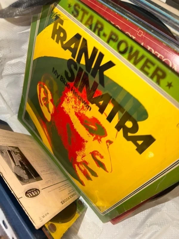 Conjunto 19 discos vinil Doors, Eric Clapton, Frank Sinatra, vários autores