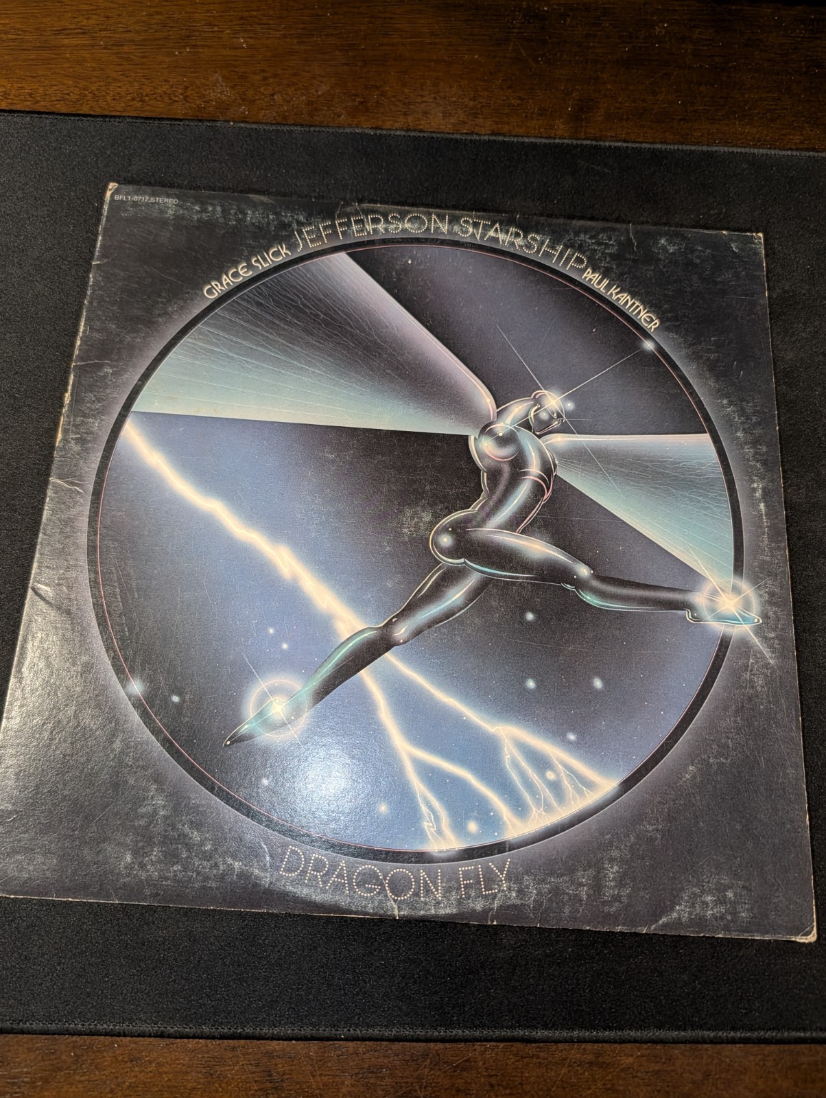 Jefferson Starship Dragon Fly LP 1974 1ST PRESS Grunt BFL1-0717 Orig Inner