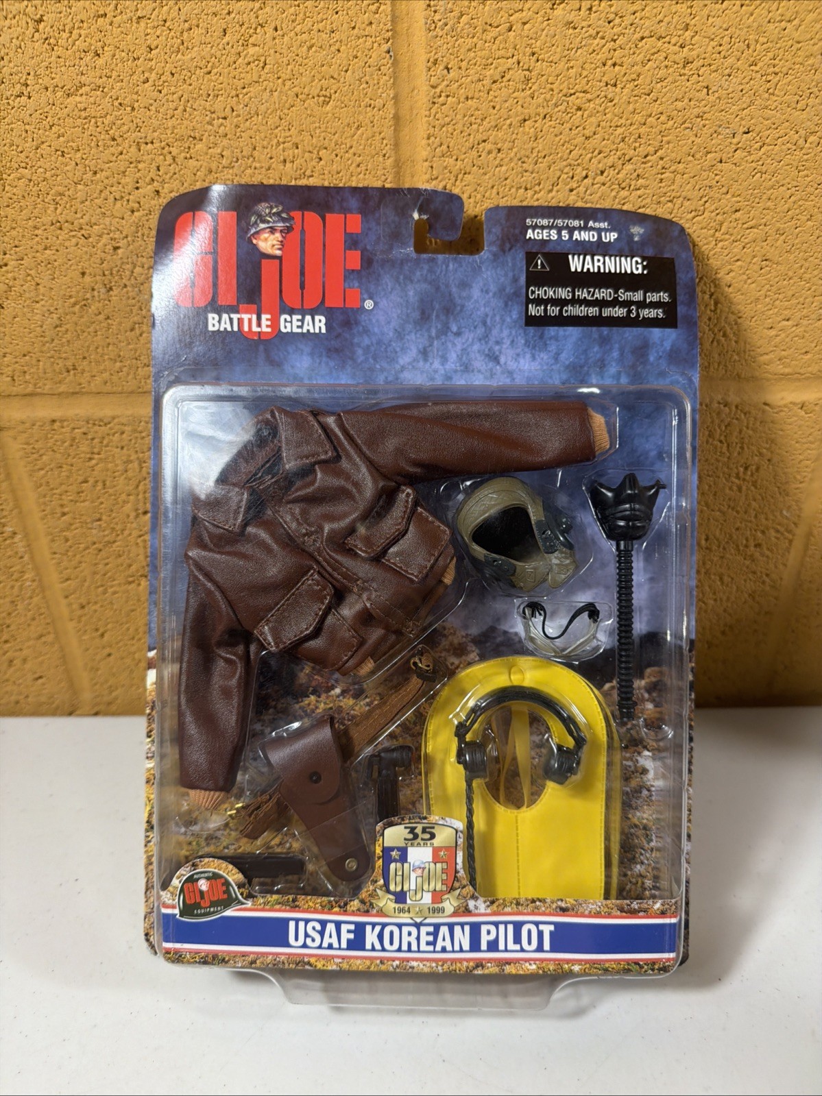 Set accessori pilota coreano vintage 1999 GI Joe Battle Gear USAF 