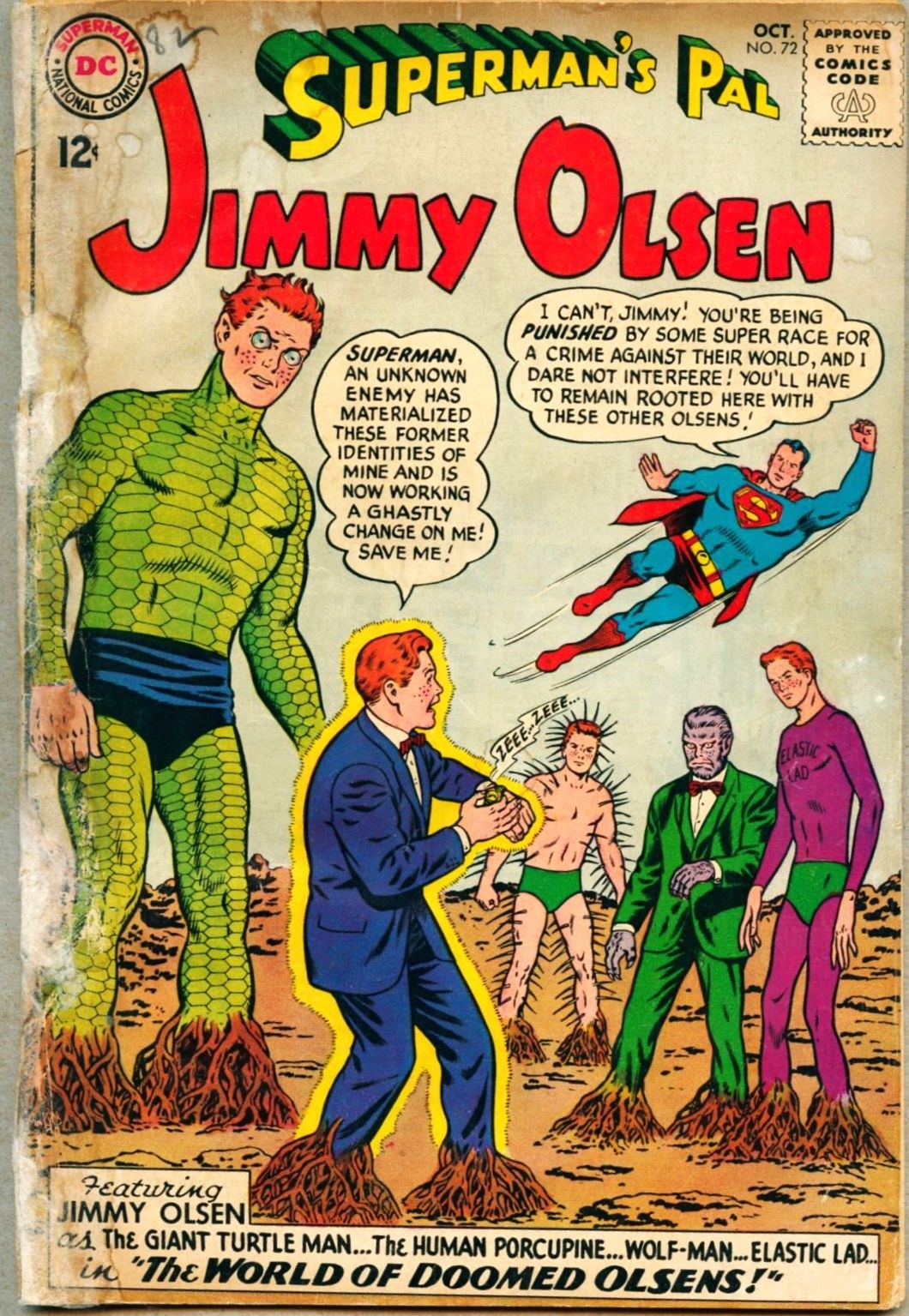 Superman's Pal Jimmy Olsen #72-1963 gd 2.0 Curt Swan Legione dei Supereroi