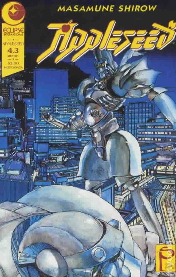 Appleseed Book 4 #3 VG 1991 immagine stock basso grado
