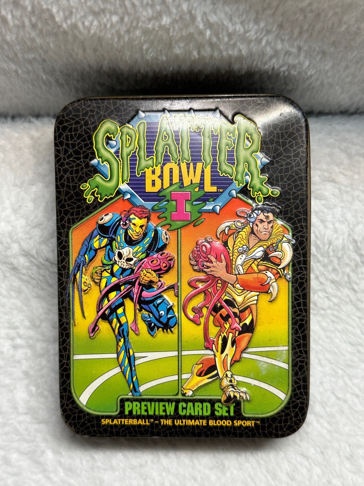 Splatter Bowl I Preview Card Set Tin Splatterball The Ultimate Blood Sport 1993