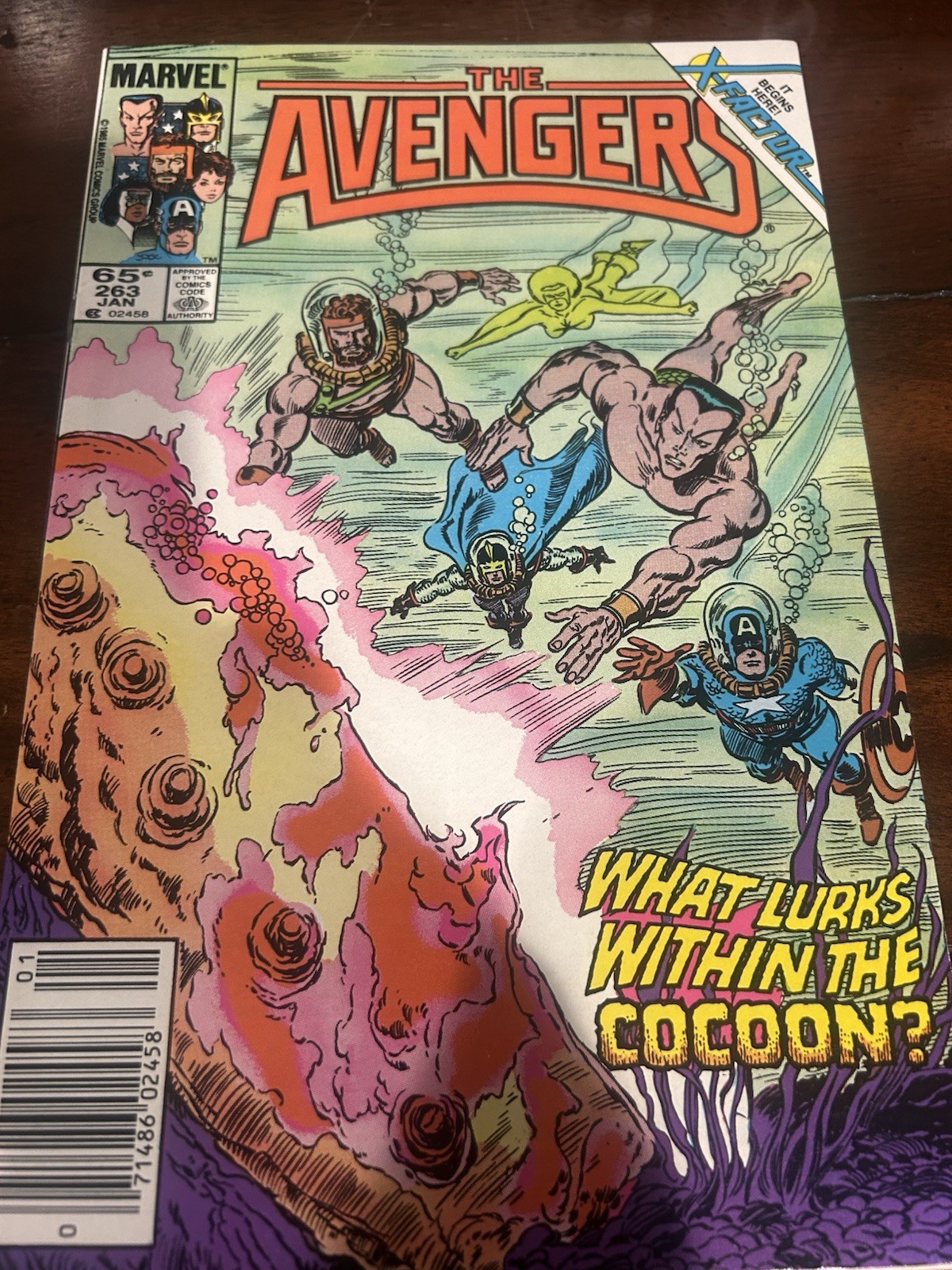 Avengers #263 (Marvel 1986) EDICOLA Cocoon X-Factor inizia qui, numero chiave