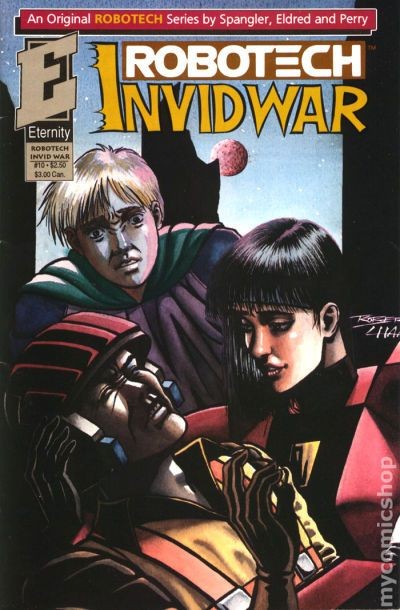 Robotech Invid War #10 VG 1993 immagine stock basso grado