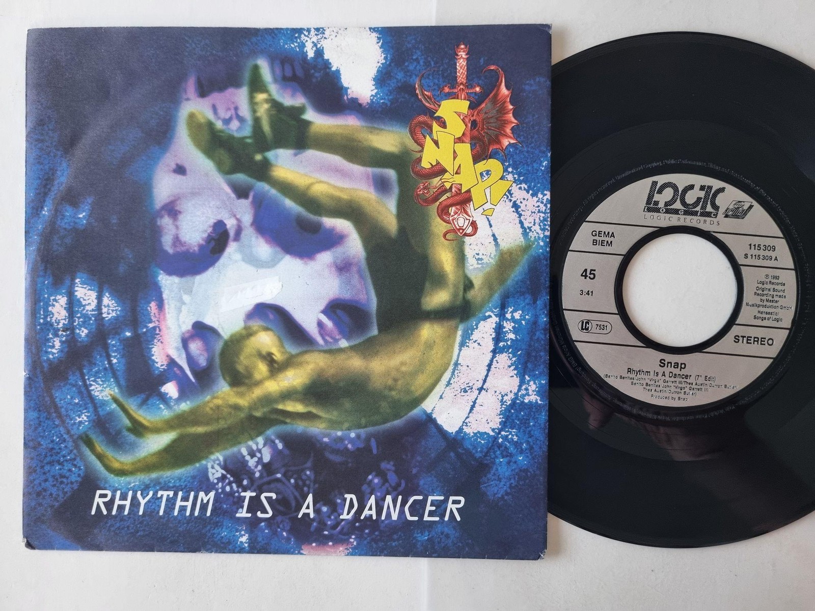 Snap - Rhythm Is A Dancer 7'' Vinyl Germany