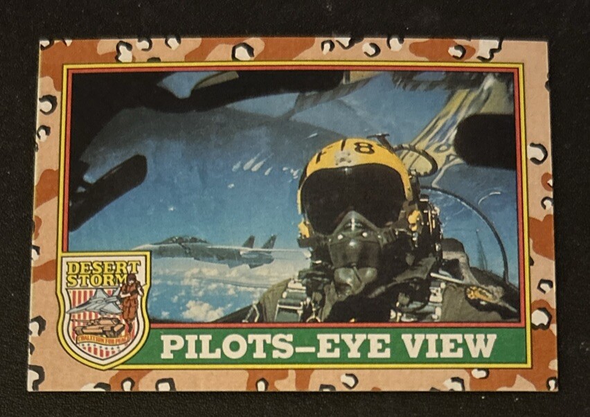 1991 Topps Desert Storm Series 1 Pilot’s-Eye View Card #24