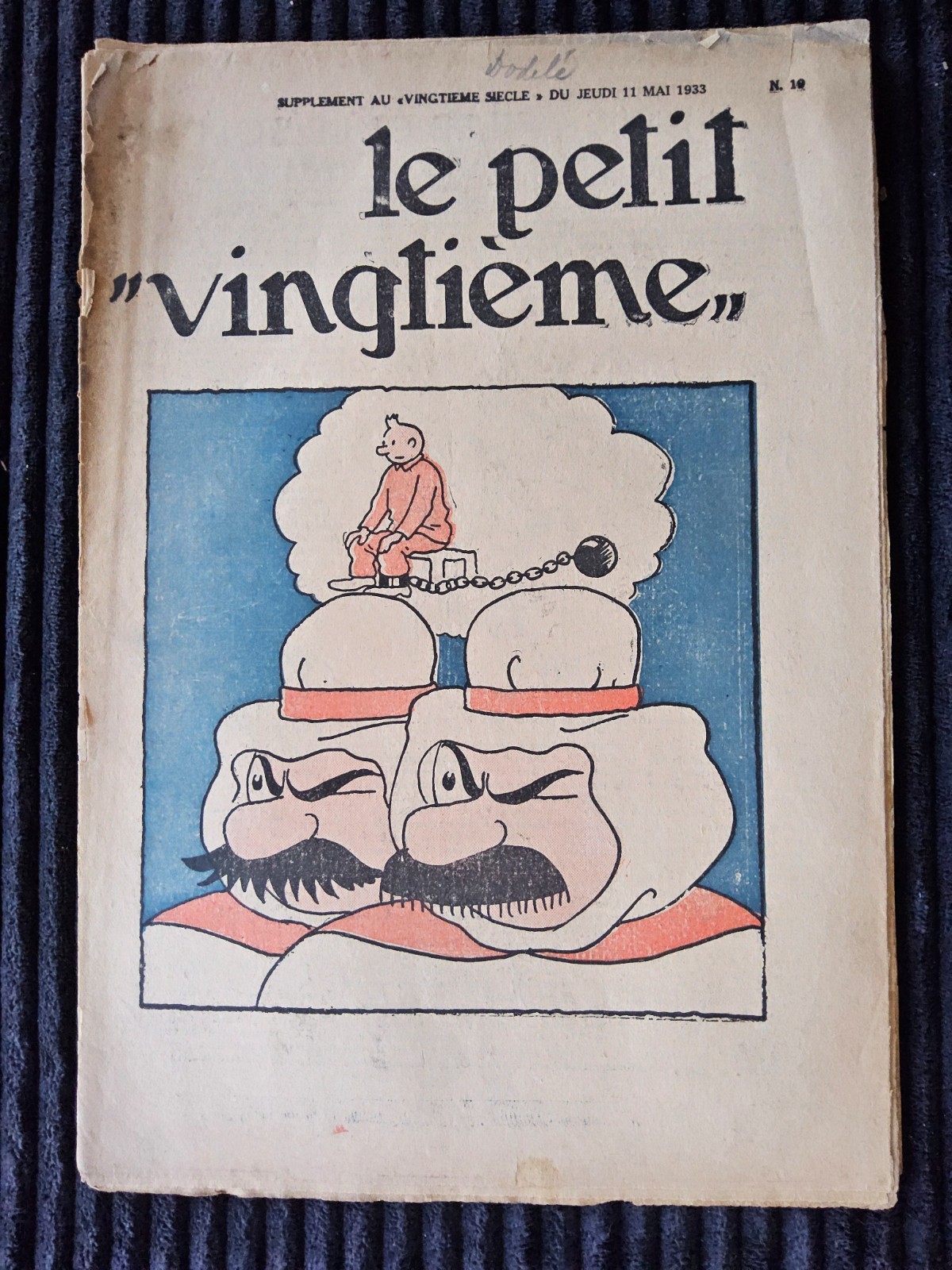 Tintin - Petit Vingtième - Numéro 19 de 1933