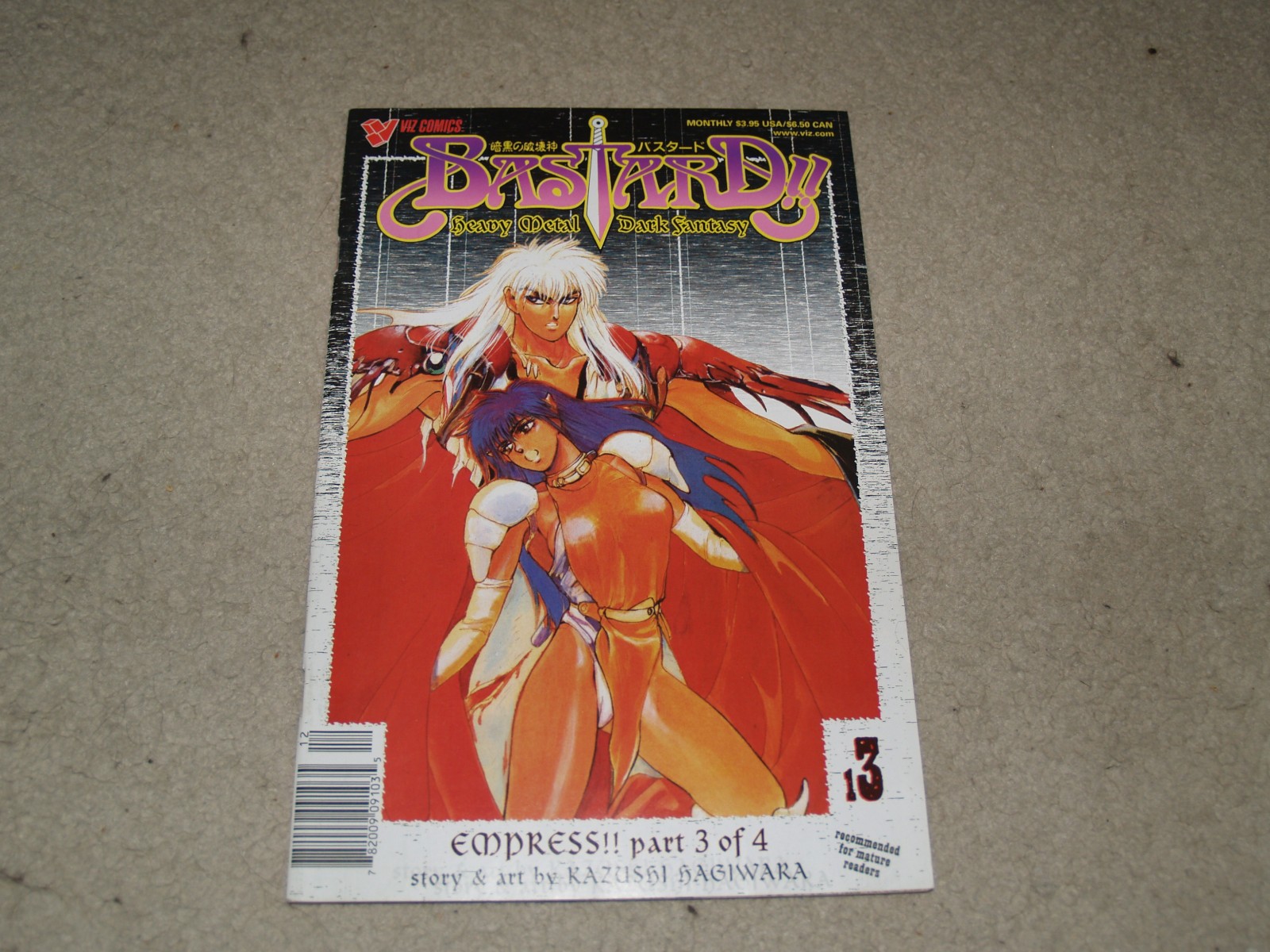 Bastard # 13 ( Viz Comics 2002 ) Heavy Metal Dark Fantasy