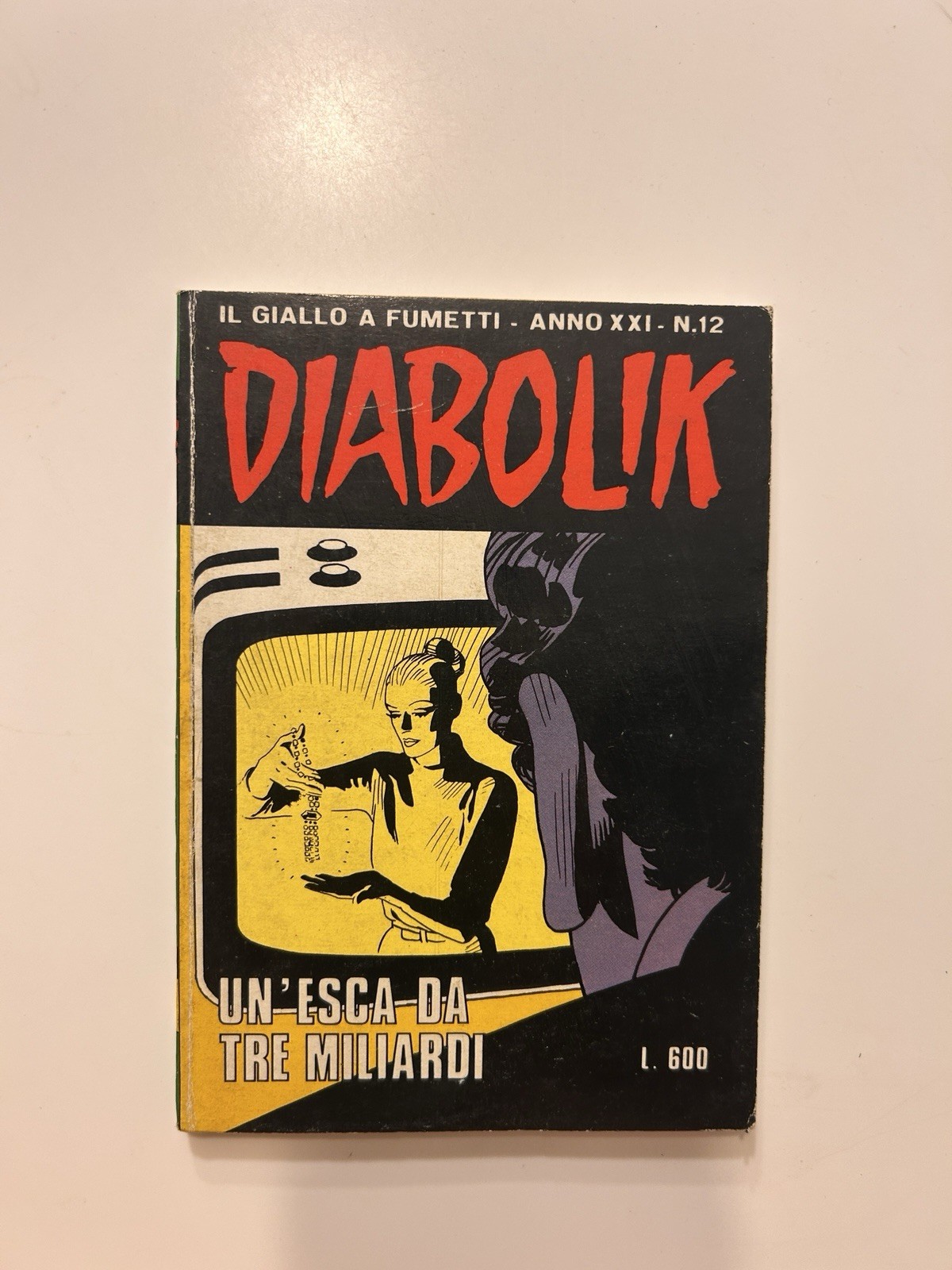 Diabolik N 12 Anno XXI Del 1982 Buono Ottimo Non Di Resa