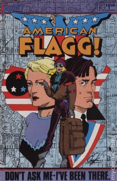 Bandiera Americana #13 VF 1984 Immagine Stock