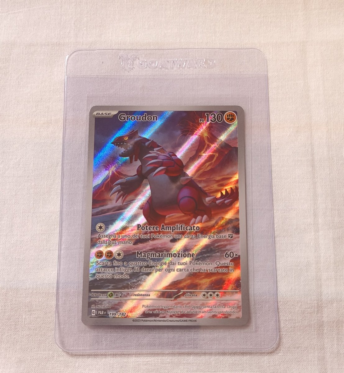 Pokémon Groudon 199/182 | Paradosso Temporale | ITA | NEAR MINT / MINT++