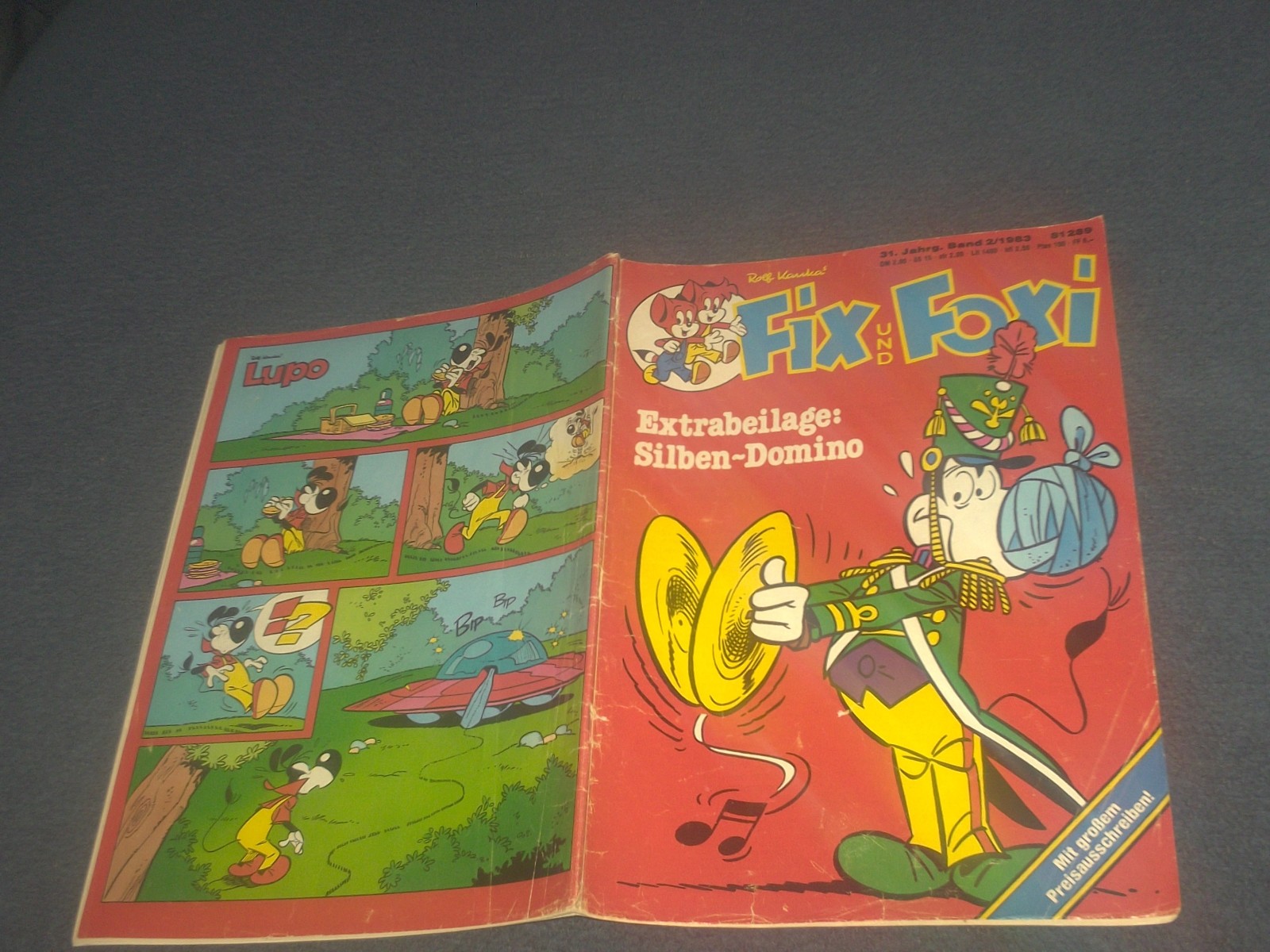 FIX UND FOXI FUMETTO 31° ANNO VOLUME N.2/1983 + FOGLIO FAI DA TE