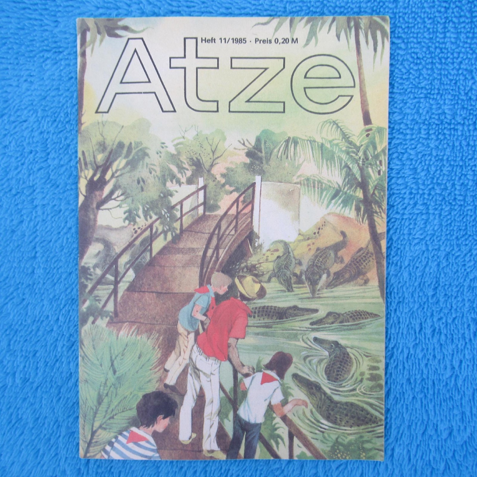 ATZE n. 11 del 1985 Fix und Fax Pats avventura di viaggio Jürgen Kieser DDR Z0 Z1