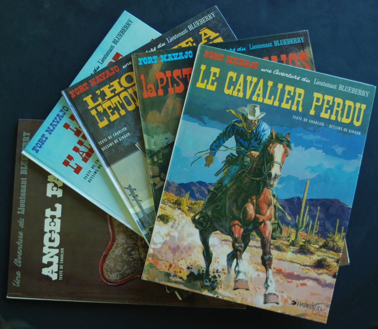 Blueberry 4 5 6 11 et 18 superbes rééditions anciennes Dargaud - Giraud Charlier