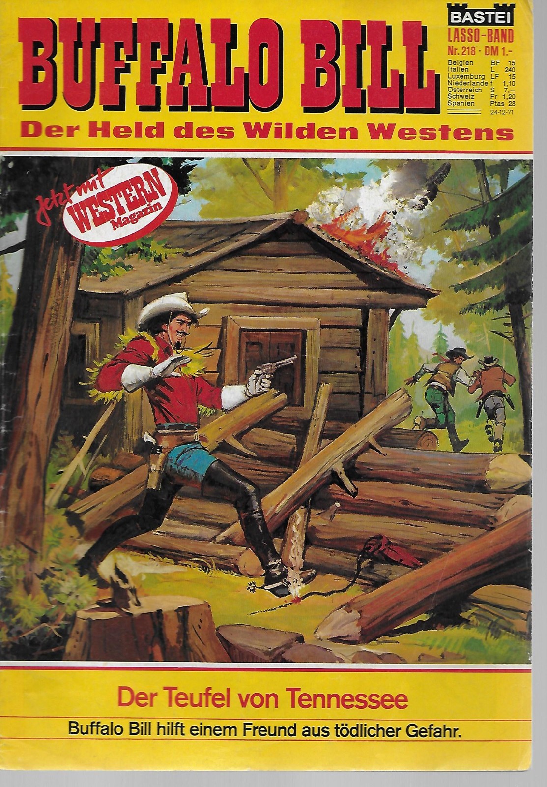 BUFFALO BILL (Lasso Band) n. 218 / Bastei Editore