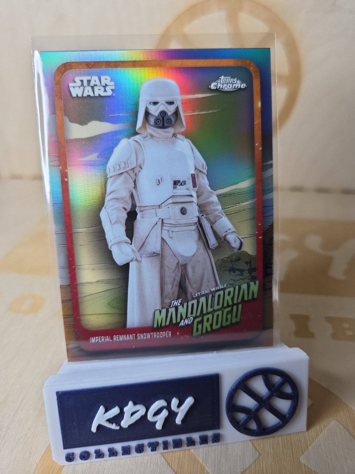 TOPPS CHROME STAR WARS 2026 'MANDALORIAN AND GROGU-IMPERIAL STORMTROOPER'