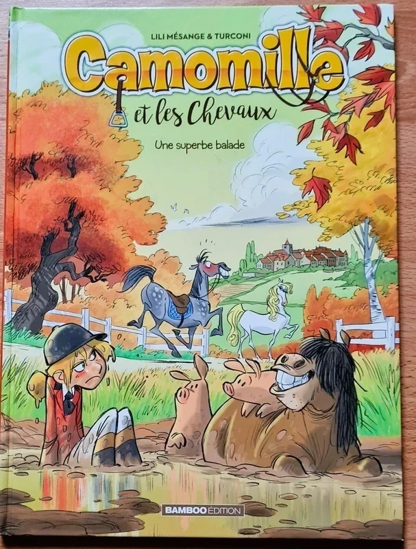 Livre BD "camomille et les chevaux"
