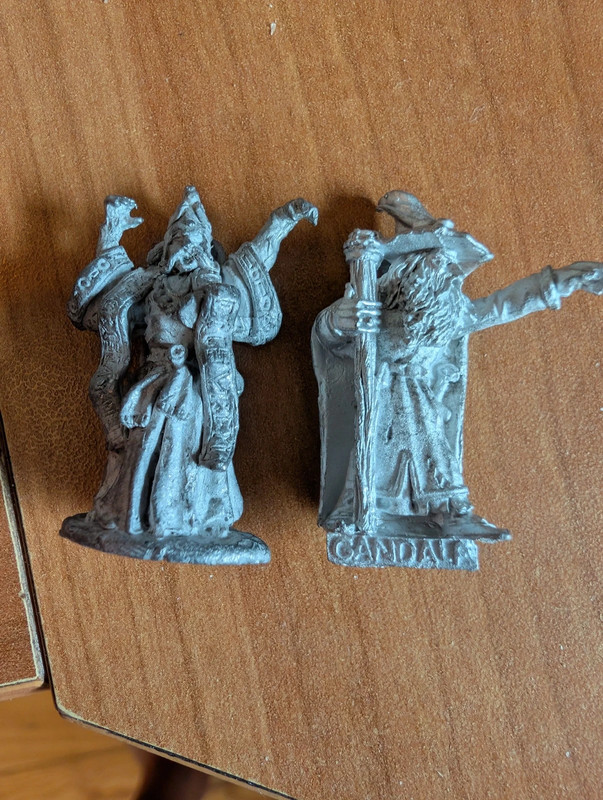 Warhammer citadel Gandalf / sorcerer original metal miniatures