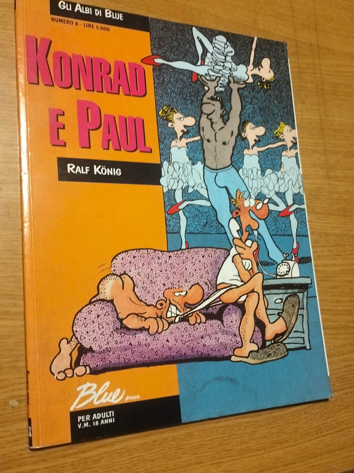 GLI ALBI DI BLUE # 8 -KONRAD E PAUL-RALF KONIG - BLUE PRESS OTTIMO - 1994