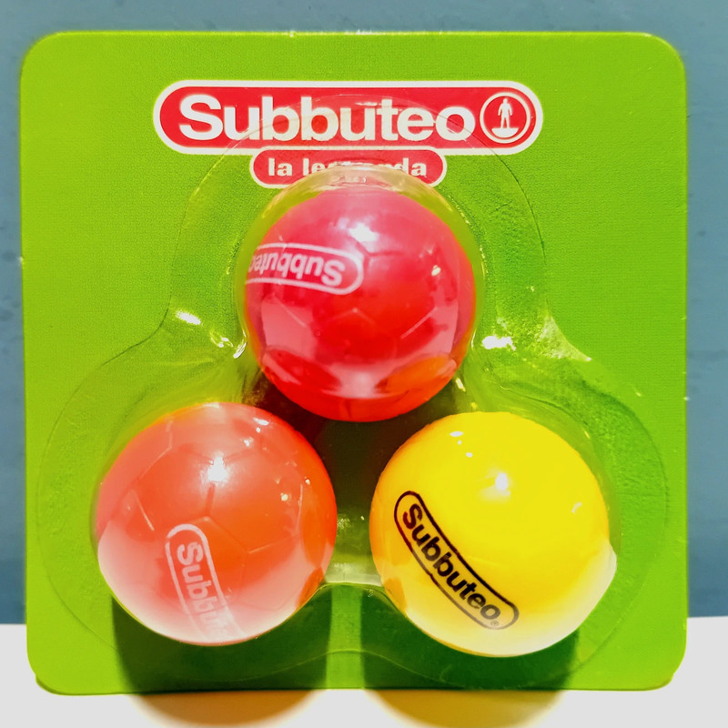 Subbuteo La Leggenda Set 3 palloni colorati - Nuovo