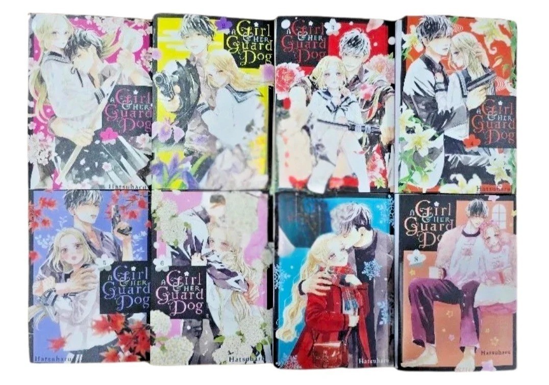 Fumetti Una ragazza e il suo cane da guardia manga volume 1-8 inglese completo nuovo