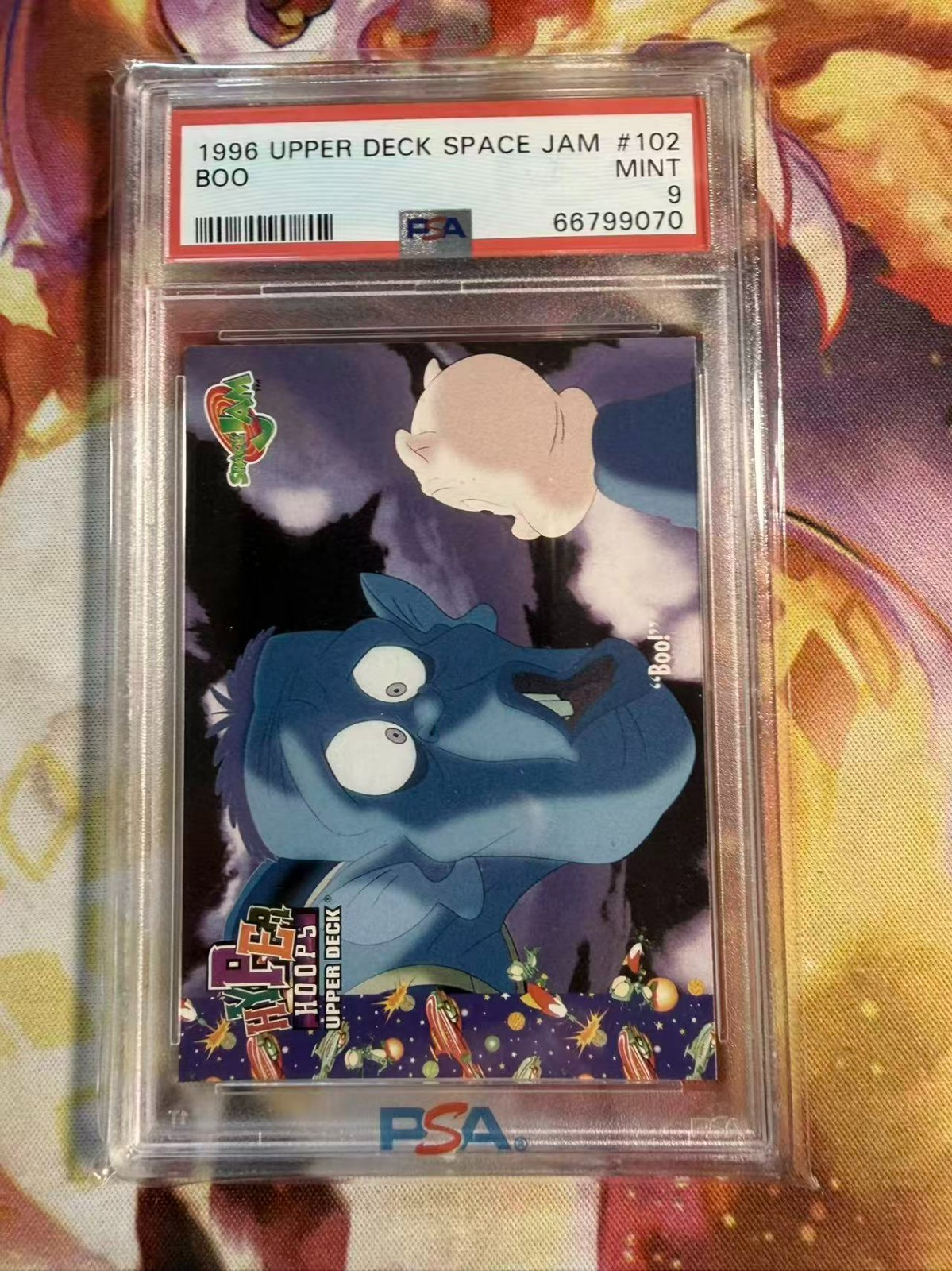 1996 UPPER DECK SPACE JAM #102 BOO PSA 9 pop 1~ 2 superiore~