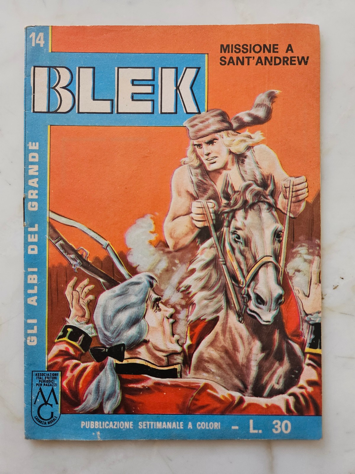 71) ALBI DEL GRANDE BLEK  n.   14   -  ed. Dardo 1963 -   edicola
