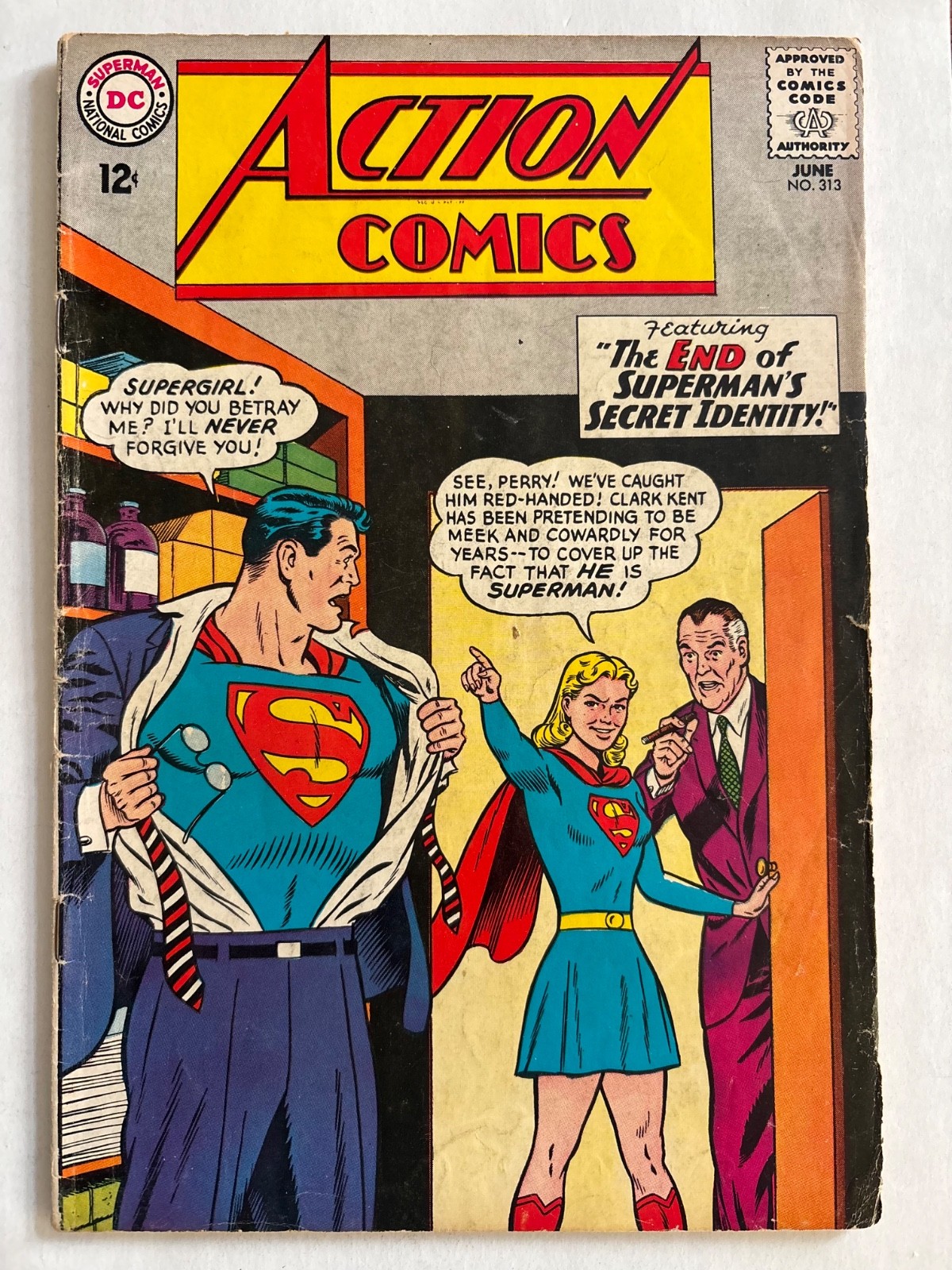 Action Comics #313 (DC - 1964) - FR - pagina mancante. non influisce sulla storia