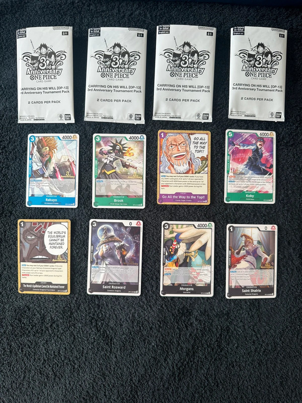 Lots de cartes one piece 3rd Anniversary Tournament Pack OP13