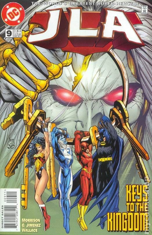 JLA #9 VF 1997 Immagine Stock