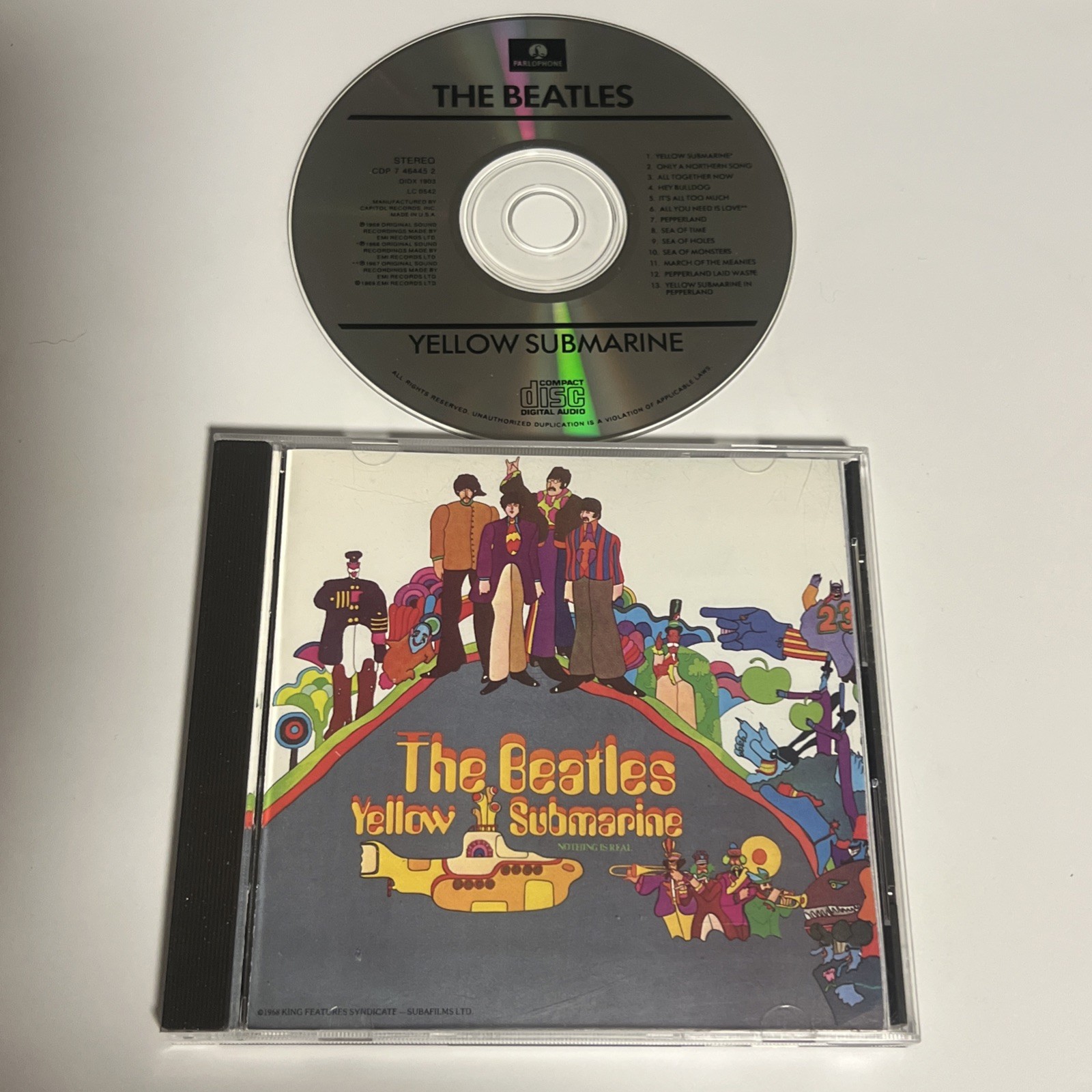 Yellow Submarine (Sdtk) by The Beatles (CD, Jan-1987, Capitol)