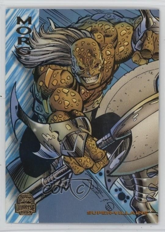 1994 Fleer Marvel Universe Series V Super-Villains Morg #154 c2s