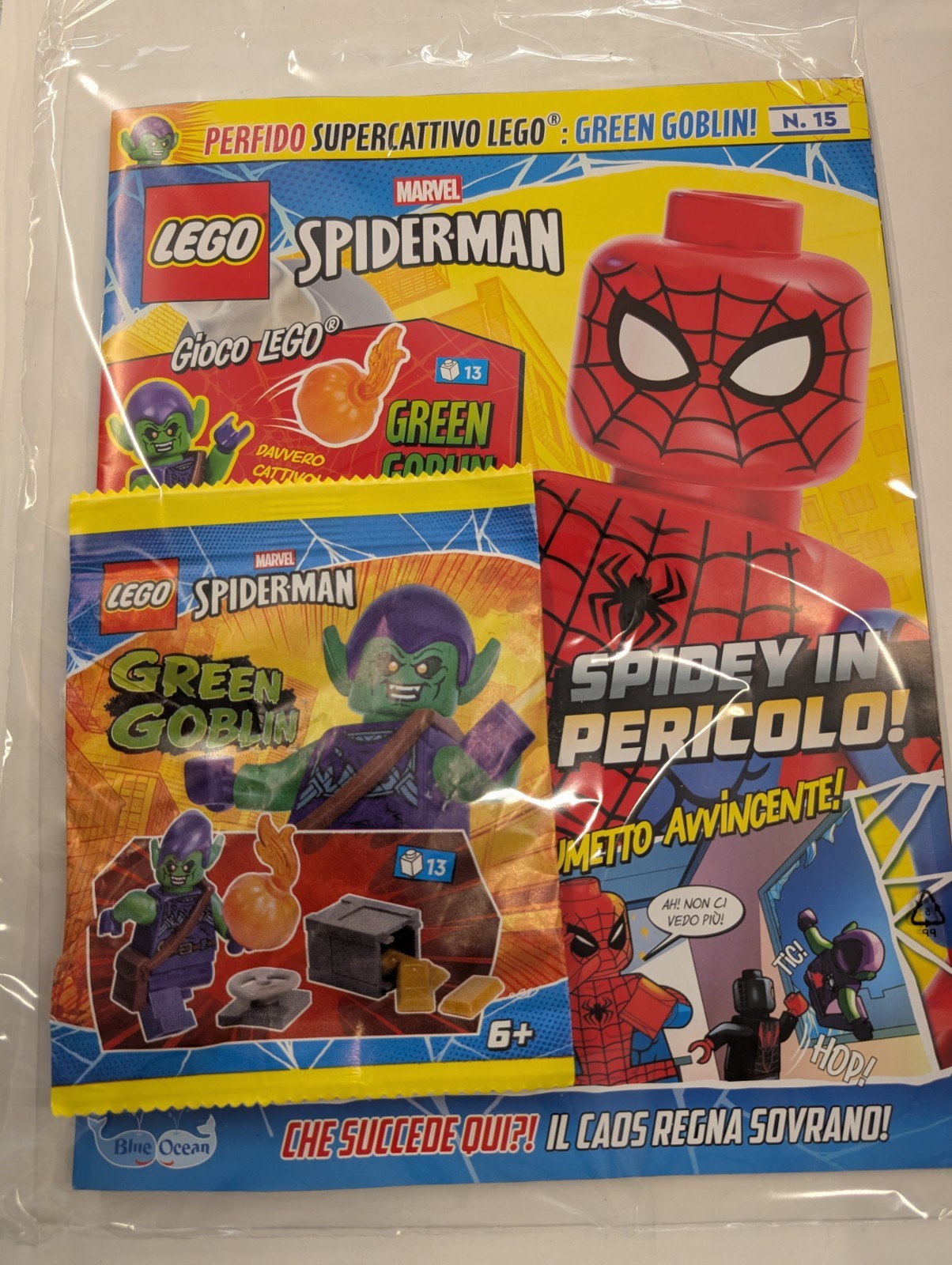 LEGO MAGAZINE MARVEL SPIDERMAN N. 15  + GREEN GOBLIN NUOVO EDICOLA NOVEMBRE 2026