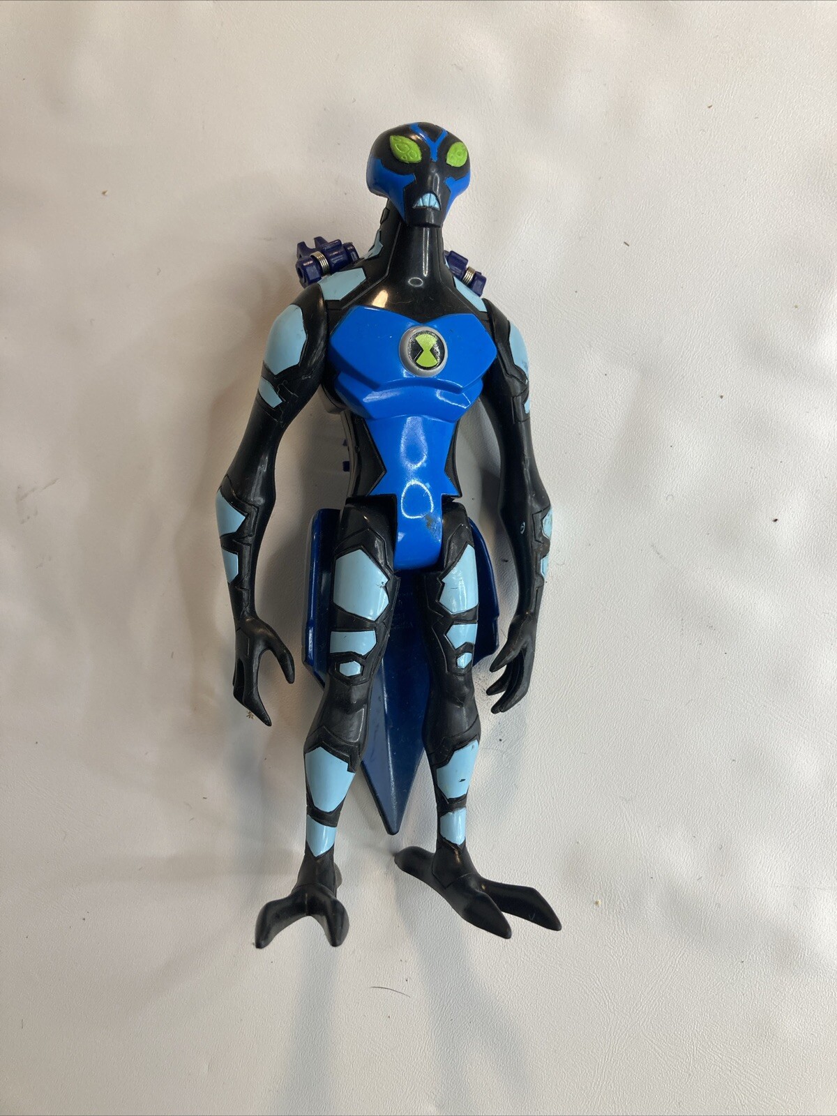 Ben 10 Alien Force Big Chill Figure As Is NO Wings! Blue Black Bandai 2008