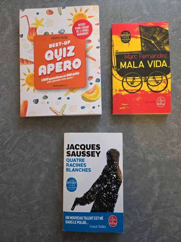 Lot de 3 livres