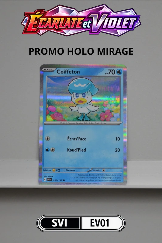 Carte pokemon promo SVI ev01
