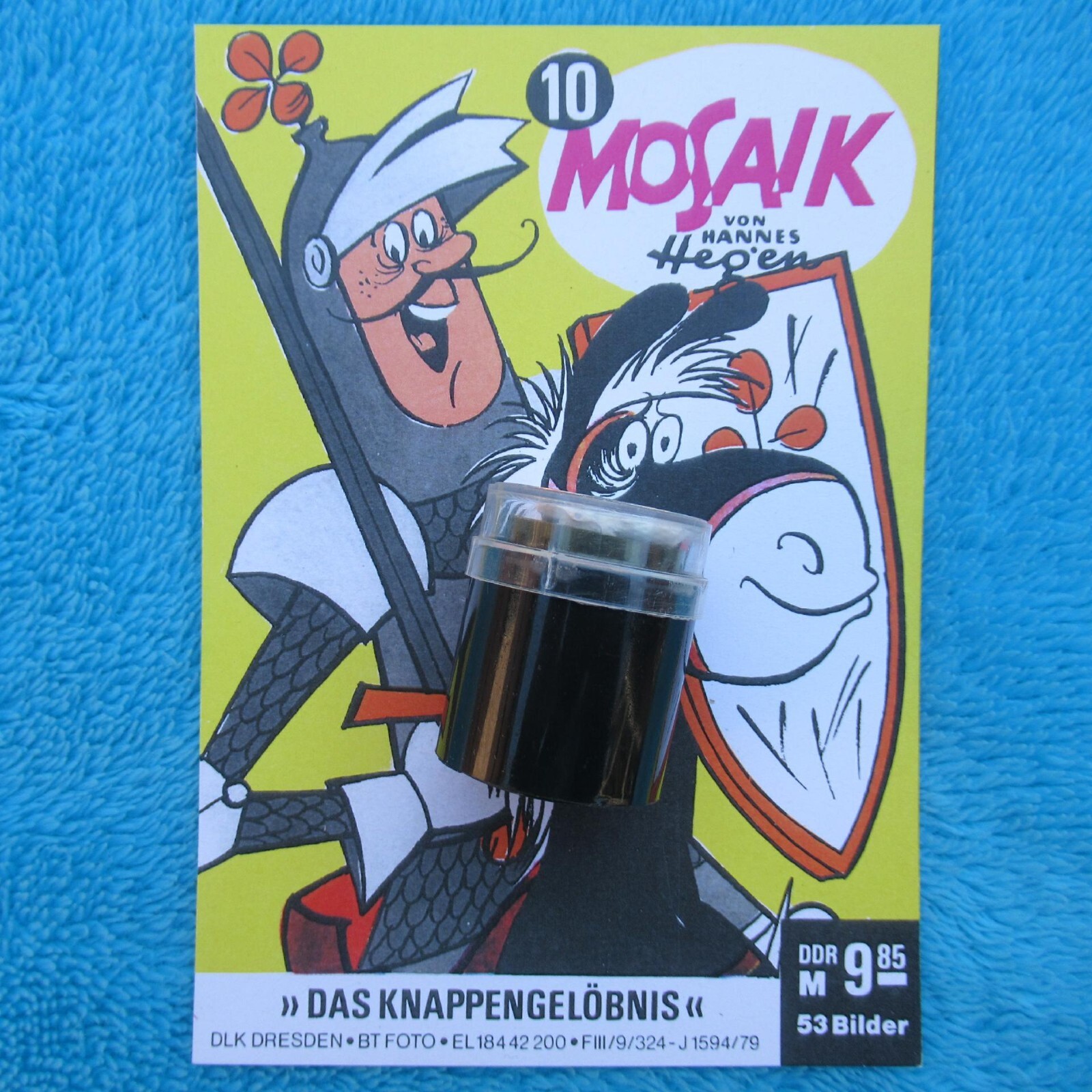 MOSAIK Digedags ROLLFILM N.10 Pouva Magica "Das Knappengelöbnis" Hannes Hegen