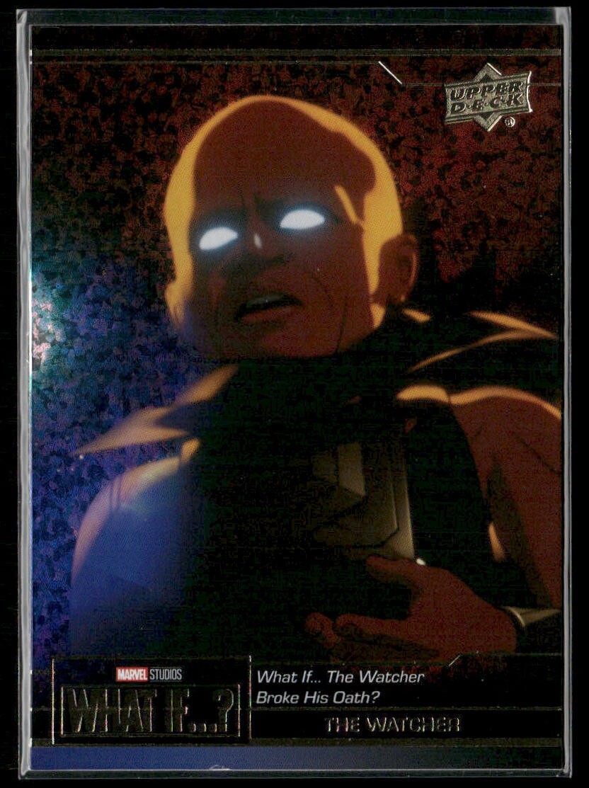 2023 UD Marvel What If? Cosmic Speckles SP Parallel #36 - The Watcher