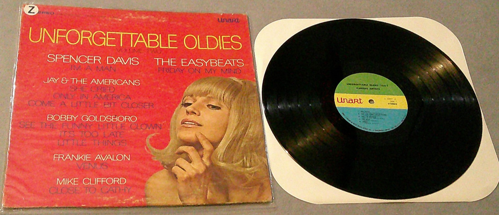 [1968] Unforgettable Oldies: Volume Two [NM 12" record LP] Rock, Pop (UNART)